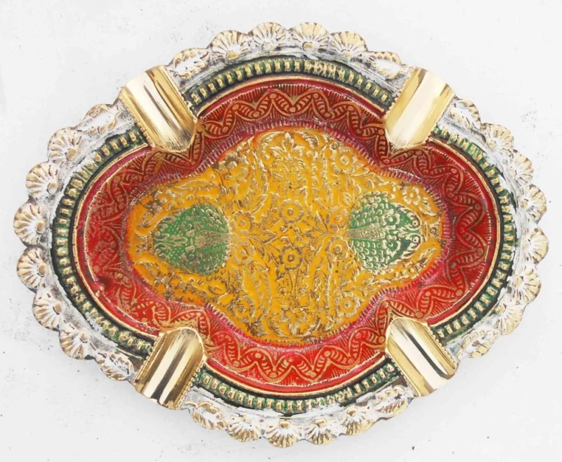Brass Ashtray, 0.8 inch, 260 g – Antique Décor