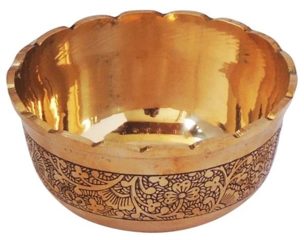 Brass Katori, 4 inch, brass, Vedikcraft Moradabad