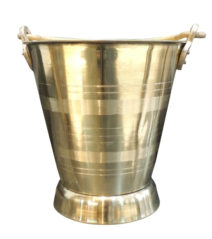 Brass Water Bottle (Bucket), 11 inch