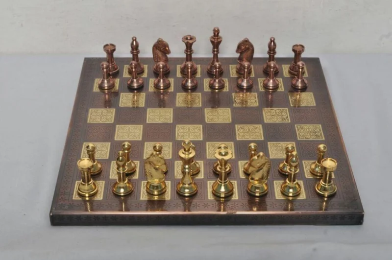 Brass Chess, 3.5 inch