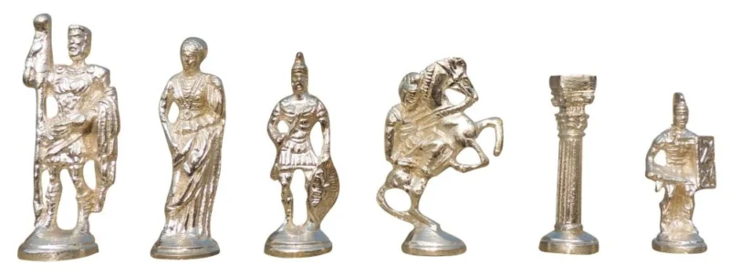 Brass Chess Gold Silver, 1 inch