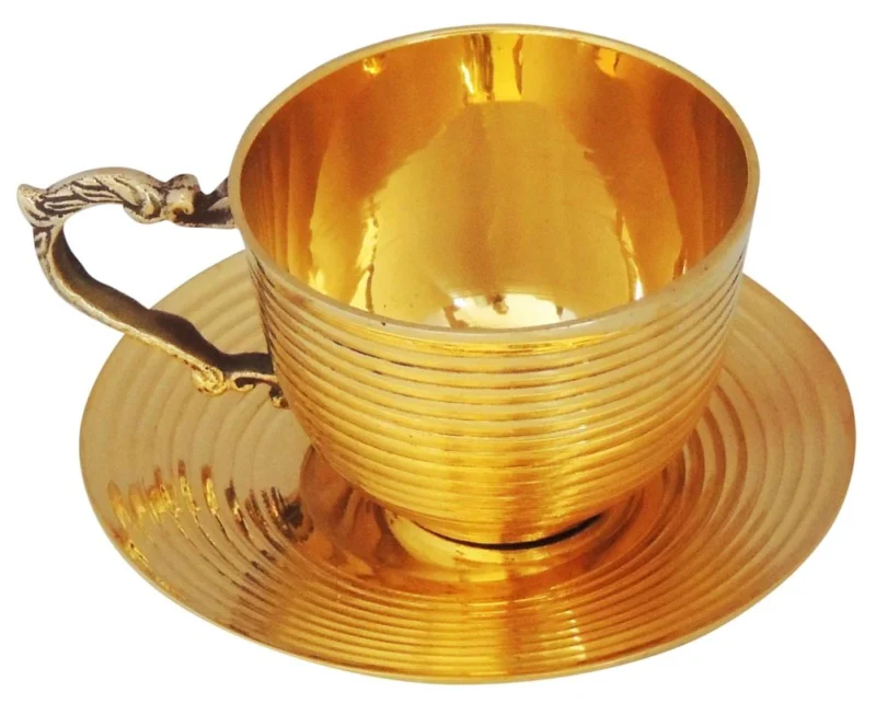 Brass Glass (Gilas), 110 ml (Cup Saucer)