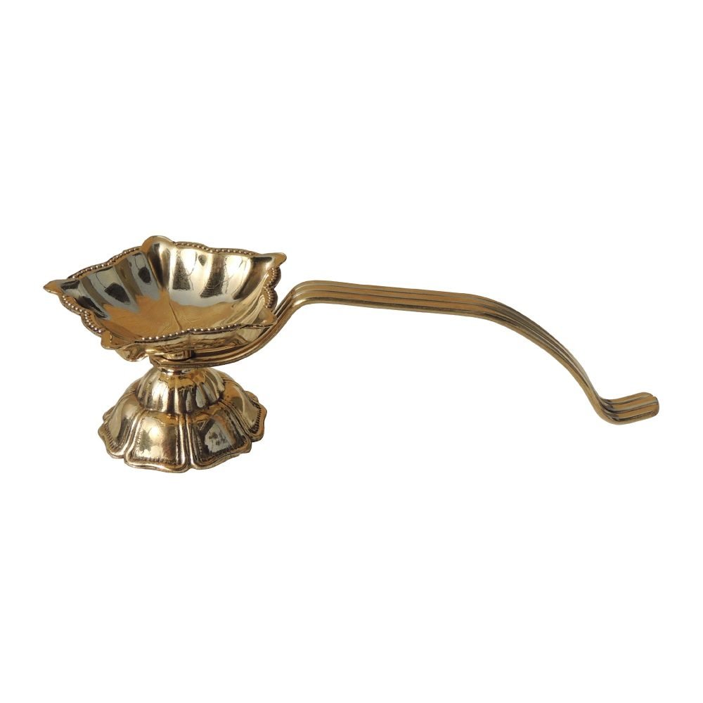 Brass Akhand Diya (Deepak), 1.5 inch, brass, Vedikcraft Moradabad
