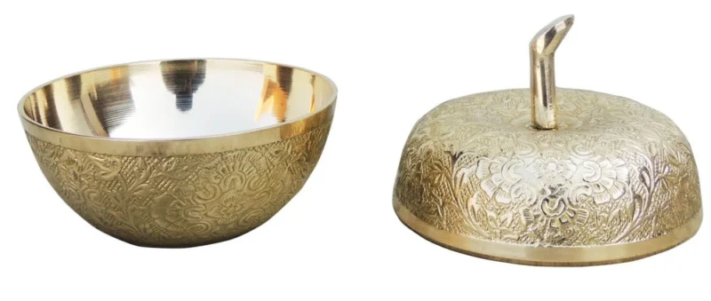 Brass Bowl (Apple), 4.3 inch