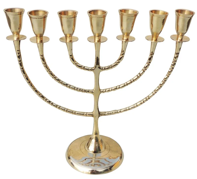 Brass Candle Stand, 11.2 inch