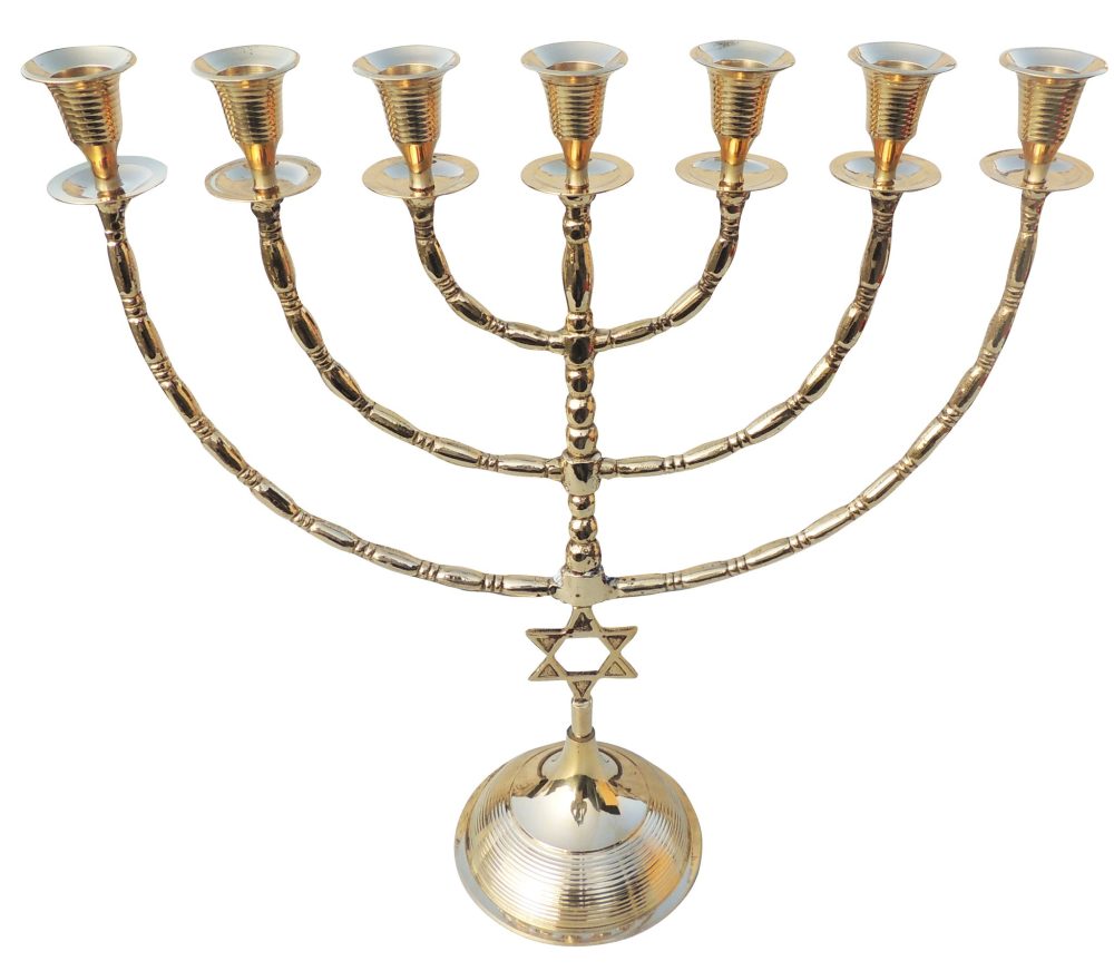 Brass Candle Stand, 18.2 inch, brass, Vedikcraft Moradabad