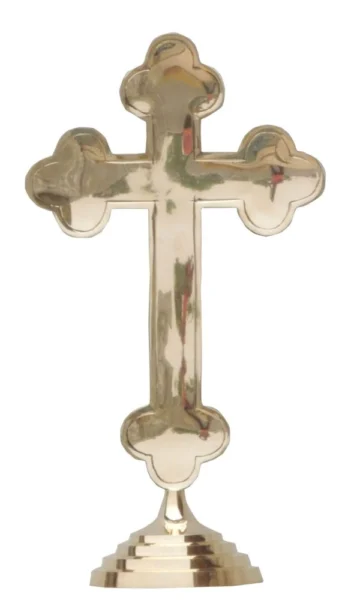 Cross Idol in Brass (Christmas), 19 inch, brass, Vedikcraft Moradabad
