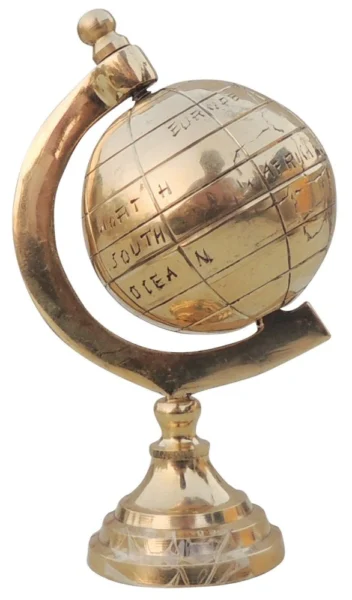 Brass Globe, brass, Vedikcraft Moradabad