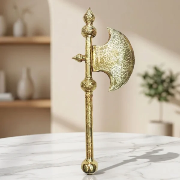 Brass Pooja Accessory for Pooja (Farsa), 33.5 inch, brass, Vedikcraft Moradabad