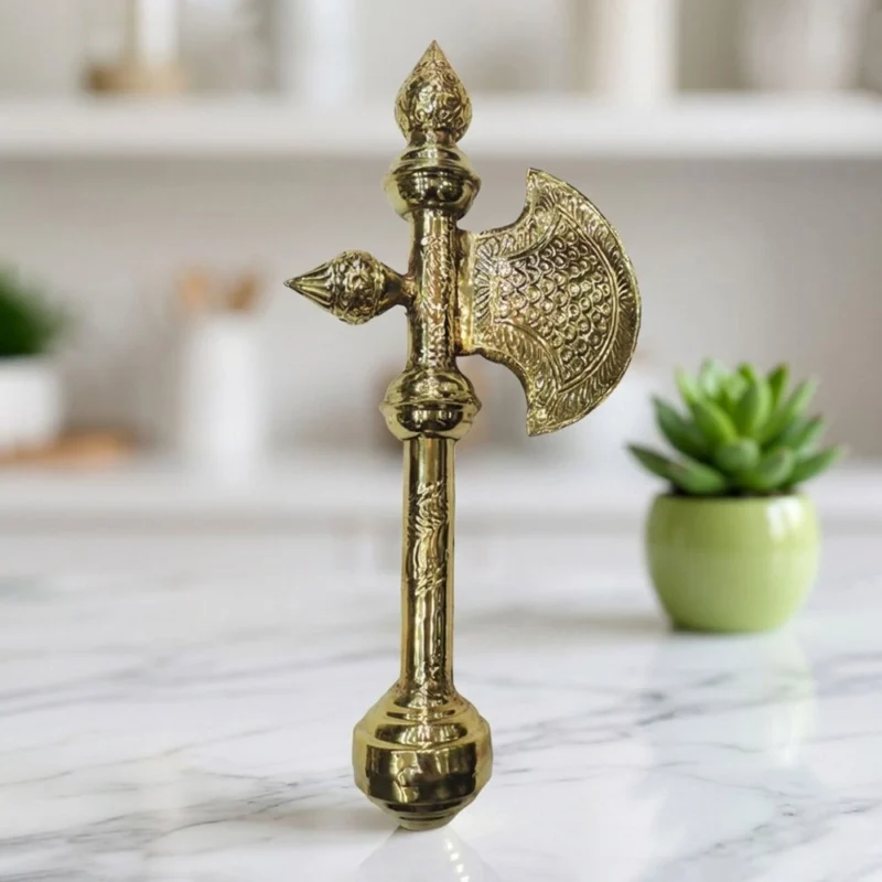 Brass Pooja Accessory for Pooja (Farsa), 18.5 inch