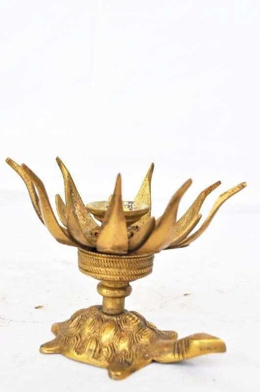 Brass Candle Stand, 4.5 inch