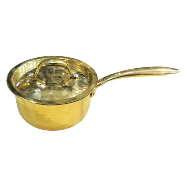 Brass Pan (Fry), 5.5 inch, brass, Vedikcraft Moradabad