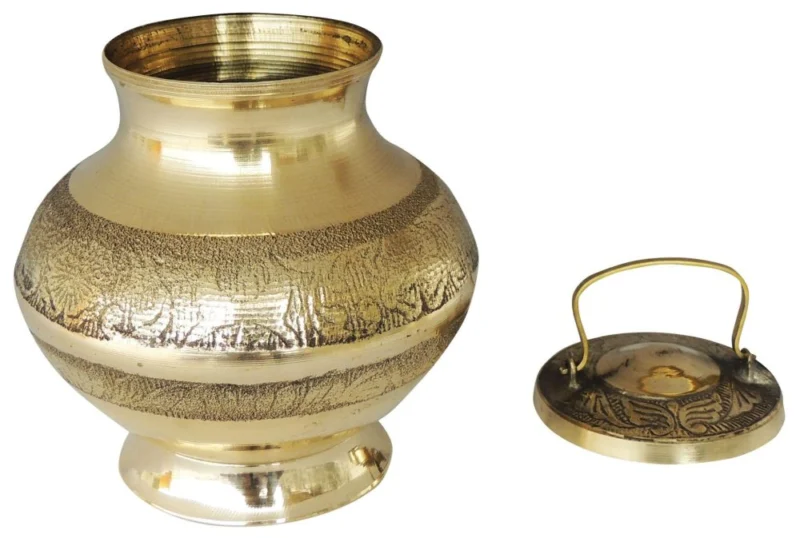 Brass Ganga Jali, 500 ml, 5.6 inch (No. 5)