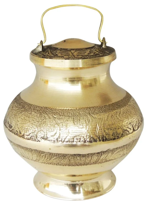 Brass Ganga Jali, 500 ml, 5.6 inch (No. 5)