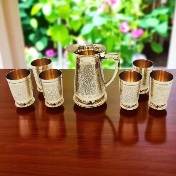 Brass Jug (Lemon), brass, Vedikcraft Moradabad