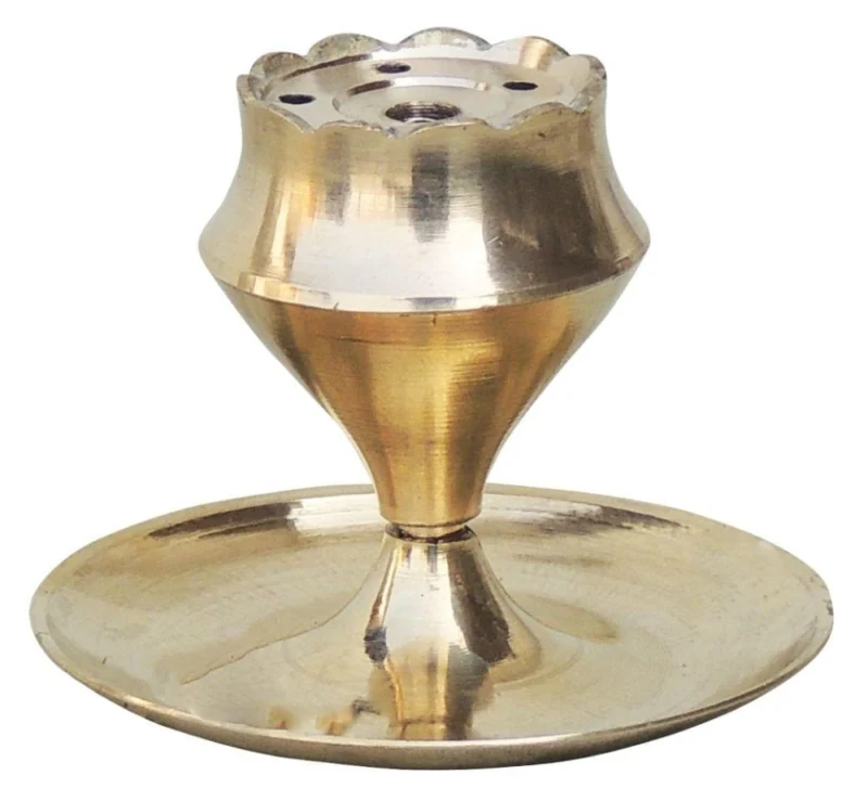 Brass Agarbatti Stand (Agardan), 40 g