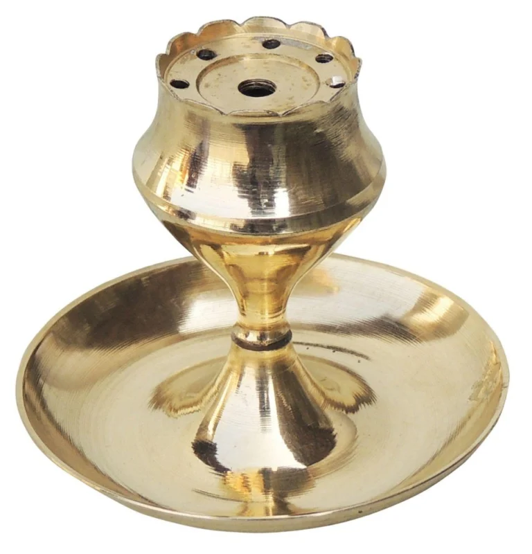 Brass Agarbatti Stand (Agardan), 70 g