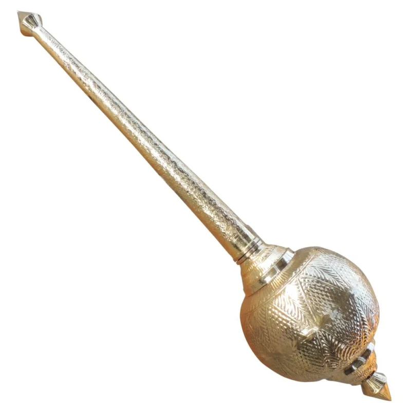Brass Hanuman Gada for Pooja, 56.5 inch