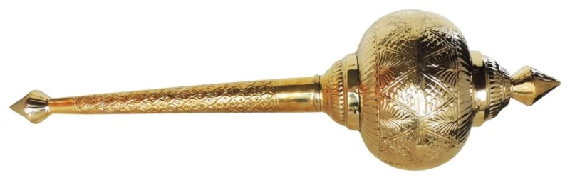 Brass Hanuman Gada for Pooja, 42 inch