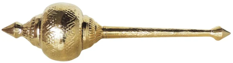 Brass Hanuman Gada for Pooja, 27 inch