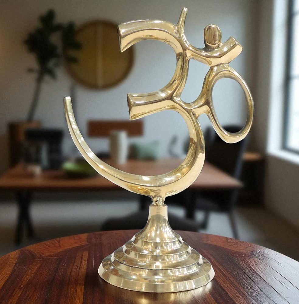 Brass Pooja Accessory for Pooja, 7.5 inch, brass, Vedikcraft Moradabad