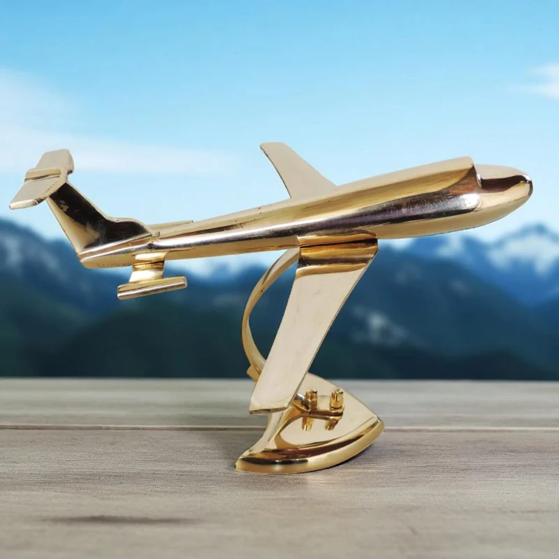 Brass Home Aeroplane J2, 6 inch – Antique Décor