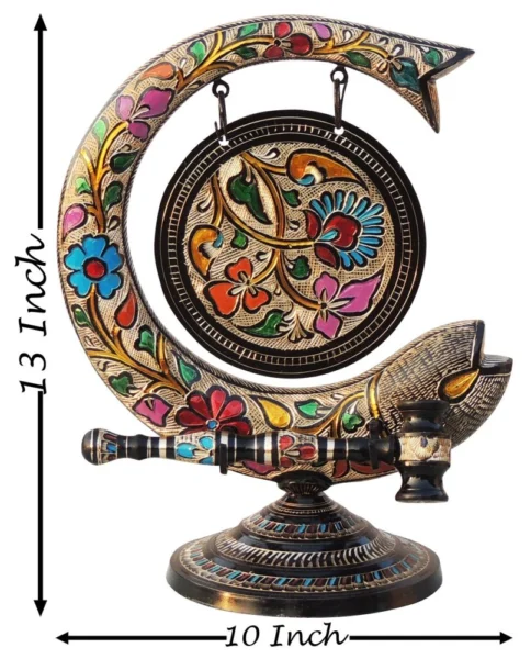 Brass Home Fish Mix, 13 inch, design AN173-C, brass, Vedikcraft Moradabad