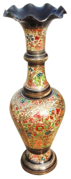 Brass Flower Pot for Home and Garden, 21.4 kg, brass, Vedikcraft Moradabad