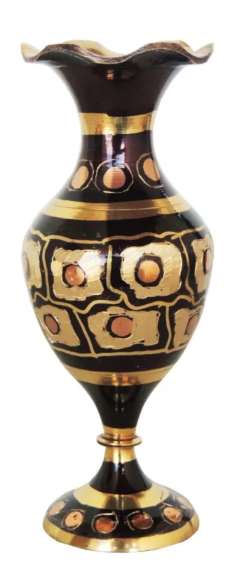Brass Flower Pot for Home and Garden, 6 inch, 190 g