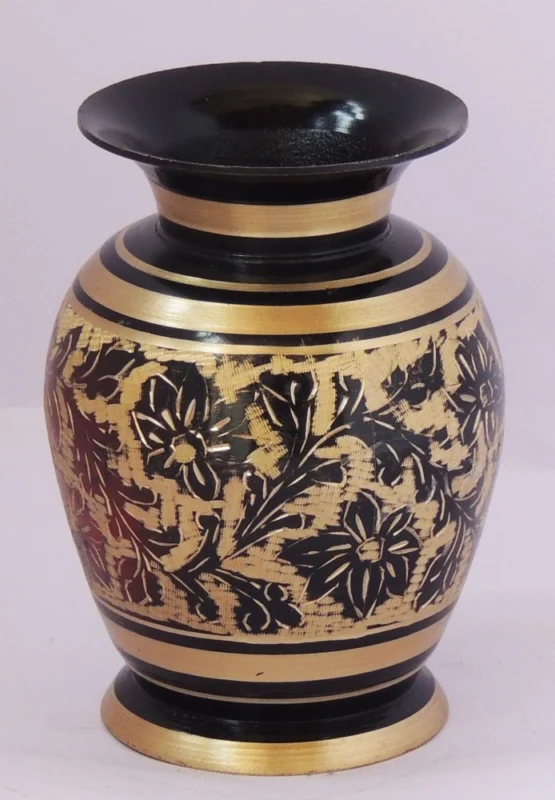 Brass Flower Pot for Home and Garden, 4 inch, 210 g