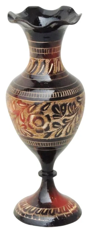 Brass Flower Pot for Home and Garden, 7.5 inch, design F281-B