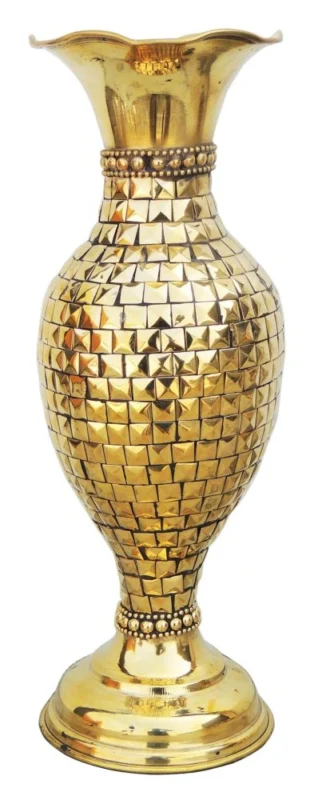 Brass Flower Pot for Home and Garden, 430 g