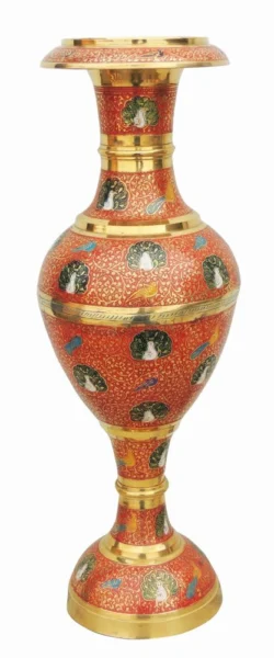 Brass Flower Pot for Home and Garden, 18.8 inch, 2.63 kg, brass, Vedikcraft Moradabad