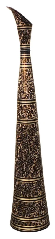 Brass Flower Pot for Home and Garden, 35 inch, 4.4 kg