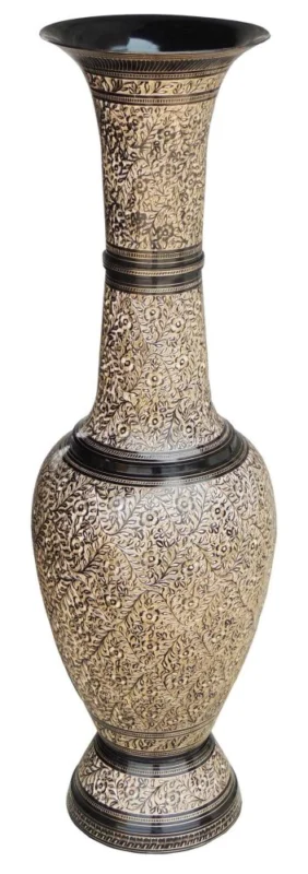 Brass Flower Pot for Home and Garden, 29.5 inch, 6.38 kg