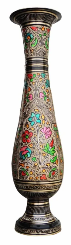 Brass Flower Pot for Home and Garden, 35.2 inch