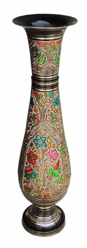 Brass Flower Pot for Home and Garden, 35.2 inch