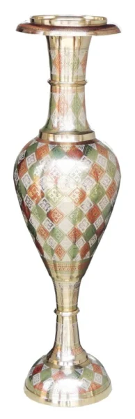 Brass Flower Pot for Home and Garden, 35.8 inch, brass, Vedikcraft Moradabad