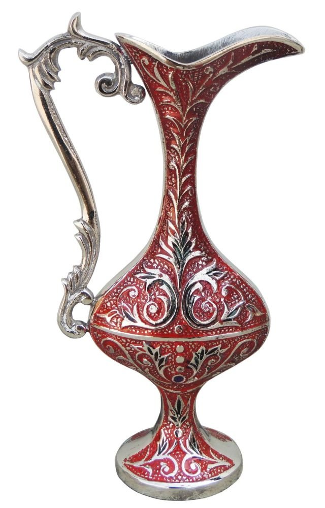 Brass Vase for Home and Garden, 10 inch, brass, Vedikcraft Moradabad