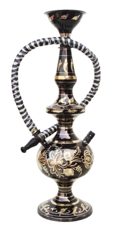 Brass Hookah Hukka Fancy, 12.4 inch – Antique Décor (F571 B)