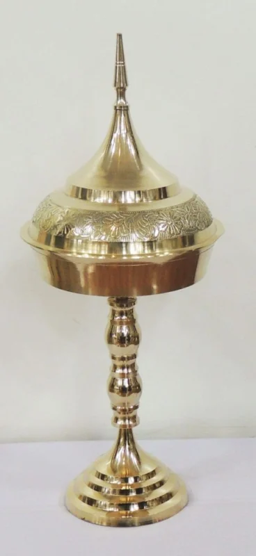 Brass Pooja Accessory for Pooja (Hurahi Hori), 17.5 inch (No. 6, Z331 G)