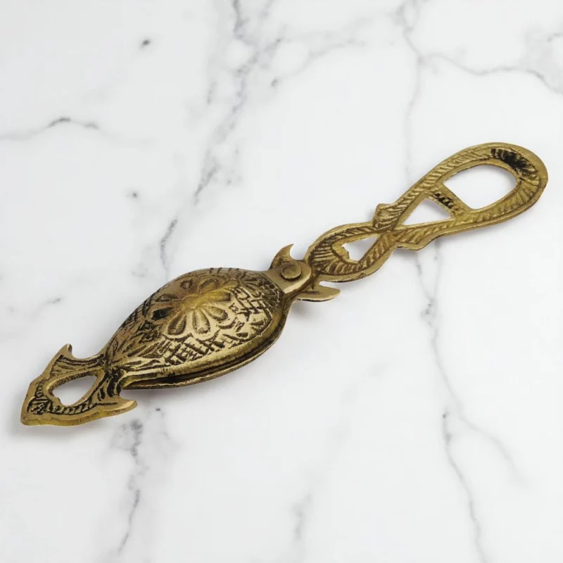Brass Kajrota Kajal Dani Embose, 0.8 inch – Antique Décor