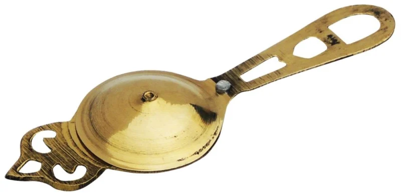 Brass Kajrota ZKajal Dani, 0.8 inch – Antique Décor (No. 1)