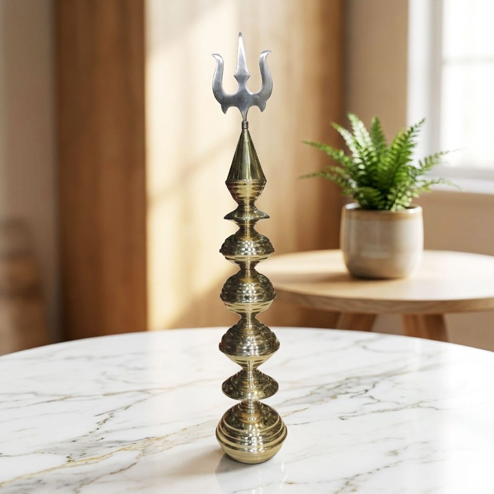 Brass Kalash for Pooja, 41 inch, brass, Vedikcraft Moradabad