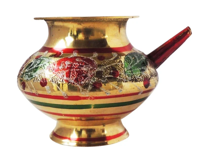 Brass Karwa for Karwa Chauth, 300 ml, 5.2 inch