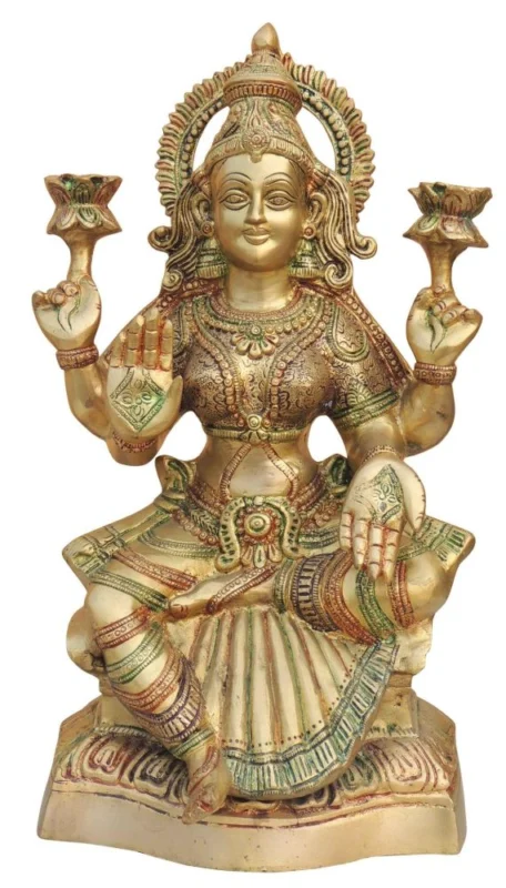 Lakshmi Ji Idol in Brass