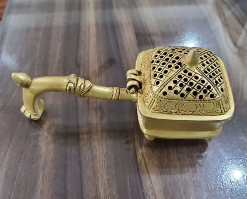 Brass Loban Dan for Pooja, 2.5 inch