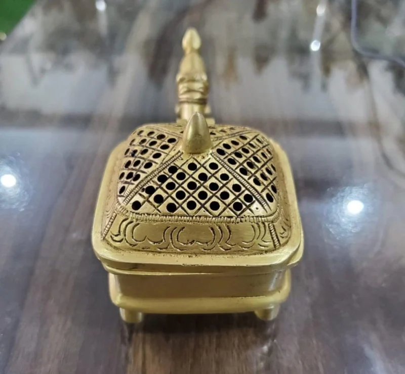 Brass Loban Dan for Pooja, 2.5 inch