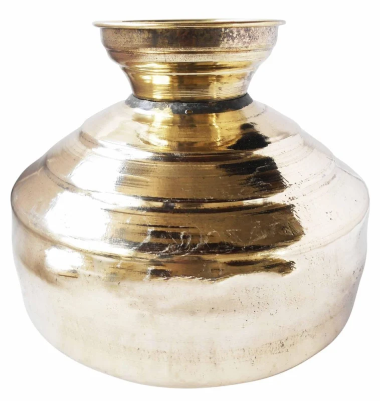 Brass Matka, 6 Litre, 9 inch