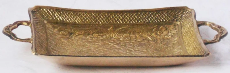 Brass Miniature Tray, 1 inch